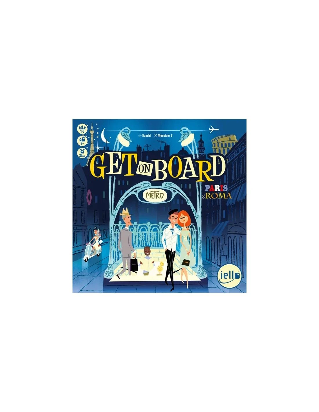 Iello Get On Board: Paris & Rome 1 Iello Get On Board: Paris & Rome
