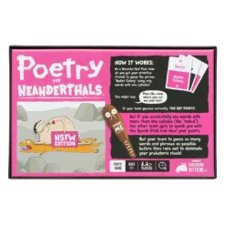 EXPLODING KITTENS Poetry For Neanderthals NSFW -Tafel Held Verkoop poetry for neanderthals nsfw 1