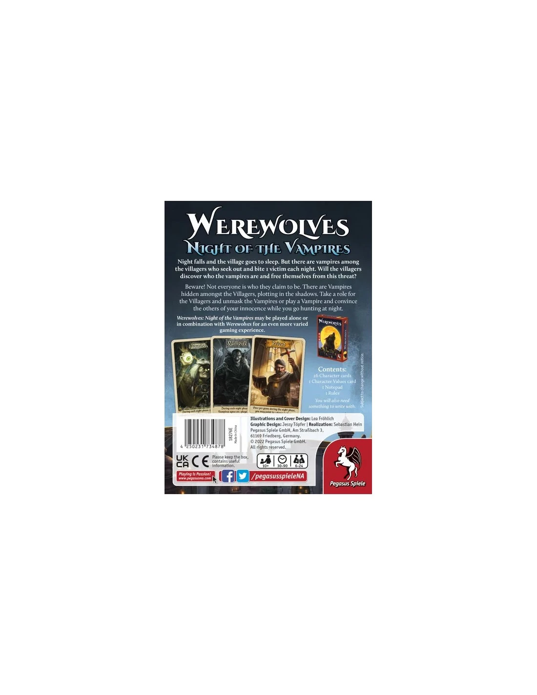 Pegasus Spiele Werewolves: Night Of The Vampires 2 Pegasus Spiele Werewolves: Night Of The Vampires - Afbeelding 2